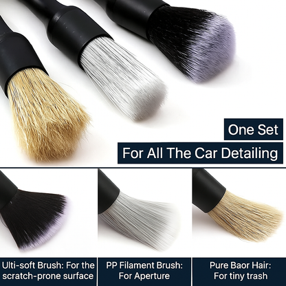 Car Vent & Interior Cleaning Brush Set (4pcs)